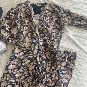 Faherty print jumpsuit